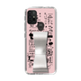 Slim Protection Case - STAND & RING RIBBON Silver［ Rune Naito - RUNE Girl Retro & Modern - Pink ］