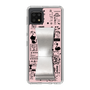 Slim Protection Case - STAND & RING RIBBON Silver［ Rune Naito - RUNE Girl Retro & Modern - Pink ］