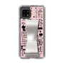 Slim Protection Case - STAND & RING RIBBON Silver［ Rune Naito - RUNE Girl Retro & Modern - Pink ］