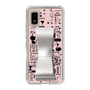 Slim Protection Case - STAND & RING RIBBON Silver［ Rune Naito - RUNE Girl Retro & Modern - Pink ］