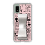 Slim Protection Case - STAND & RING RIBBON Silver［ Rune Naito - RUNE Girl Retro & Modern - Pink ］