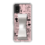 Slim Protection Case - STAND & RING RIBBON Silver［ Rune Naito - RUNE Girl Retro & Modern - Pink ］