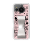 Slim Protection Case - STAND & RING RIBBON Silver［ Rune Naito - RUNE Girl Retro & Modern - Pink ］
