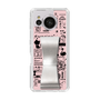 Slim Protection Case - STAND & RING RIBBON Silver［ Rune Naito - RUNE Girl Retro & Modern - Pink ］