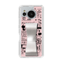 Slim Protection Case - STAND & RING RIBBON Silver［ Rune Naito - RUNE Girl Retro & Modern - Pink ］