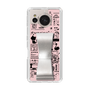 Slim Protection Case - STAND & RING RIBBON Silver［ Rune Naito - RUNE Girl Retro & Modern - Pink ］