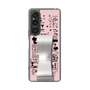 Slim Protection Case - STAND & RING RIBBON Silver［ Rune Naito - RUNE Girl Retro & Modern - Pink ］