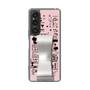 Slim Protection Case - STAND & RING RIBBON Silver［ Rune Naito - RUNE Girl Retro & Modern - Pink ］