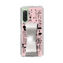 Slim Protection Case - STAND & RING RIBBON Silver［ Rune Naito - RUNE Girl Retro & Modern - Pink ］