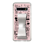 Slim Protection Case - STAND & RING RIBBON Silver［ Rune Naito - RUNE Girl Retro & Modern - Pink ］