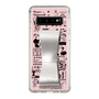 Slim Protection Case - STAND & RING RIBBON Silver［ Rune Naito - RUNE Girl Retro & Modern - Pink ］