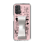 Slim Protection Case - STAND & RING RIBBON Silver［ Rune Naito - RUNE Girl Retro & Modern - Pink ］