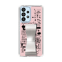Slim Protection Case - STAND & RING RIBBON Silver［ Rune Naito - RUNE Girl Retro & Modern - Pink ］