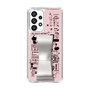 Slim Protection Case - STAND & RING RIBBON Silver［ Rune Naito - RUNE Girl Retro & Modern - Pink ］