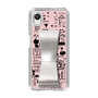 Slim Protection Case - STAND & RING RIBBON Silver［ Rune Naito - RUNE Girl Retro & Modern - Pink ］