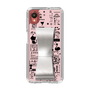 Slim Protection Case - STAND & RING RIBBON Silver［ Rune Naito - RUNE Girl Retro & Modern - Pink ］