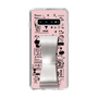 Slim Protection Case - STAND & RING RIBBON Silver［ Rune Naito - RUNE Girl Retro & Modern - Pink ］