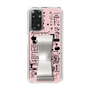 Slim Protection Case - STAND & RING RIBBON Silver［ Rune Naito - RUNE Girl Retro & Modern - Pink ］