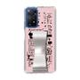 Slim Protection Case - STAND & RING RIBBON Silver［ Rune Naito - RUNE Girl Retro & Modern - Pink ］