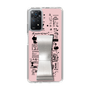Slim Protection Case - STAND & RING RIBBON Silver［ Rune Naito - RUNE Girl Retro & Modern - Pink ］