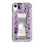 Slim Protection Case - STAND & RING RIBBON Silver［ Rune Naito - RUNE Girl Retro & Modern - Purple ］