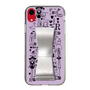 Slim Protection Case - STAND & RING RIBBON Silver［ Rune Naito - RUNE Girl Retro & Modern - Purple ］