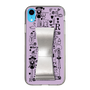 Slim Protection Case - STAND & RING RIBBON Silver［ Rune Naito - RUNE Girl Retro & Modern - Purple ］