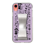 Slim Protection Case - STAND & RING RIBBON Silver［ Rune Naito - RUNE Girl Retro & Modern - Purple ］