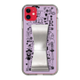 Slim Protection Case - STAND & RING RIBBON Silver［ Rune Naito - RUNE Girl Retro & Modern - Purple ］