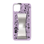 Slim Protection Case - STAND & RING RIBBON Silver［ Rune Naito - RUNE Girl Retro & Modern - Purple ］