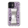 Slim Protection Case - STAND & RING RIBBON Silver［ Rune Naito - RUNE Girl Retro & Modern - Purple ］