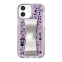 Slim Protection Case - STAND & RING RIBBON Silver［ Rune Naito - RUNE Girl Retro & Modern - Purple ］