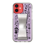 Slim Protection Case - STAND & RING RIBBON Silver［ Rune Naito - RUNE Girl Retro & Modern - Purple ］