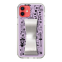 Slim Protection Case - STAND & RING RIBBON Silver［ Rune Naito - RUNE Girl Retro & Modern - Purple ］