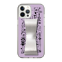Slim Protection Case - STAND & RING RIBBON Silver［ Rune Naito - RUNE Girl Retro & Modern - Purple ］