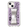 Slim Protection Case - STAND & RING RIBBON Silver［ Rune Naito - RUNE Girl Retro & Modern - Purple ］