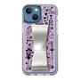Slim Protection Case - STAND & RING RIBBON Silver［ Rune Naito - RUNE Girl Retro & Modern - Purple ］