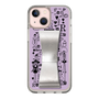 Slim Protection Case - STAND & RING RIBBON Silver［ Rune Naito - RUNE Girl Retro & Modern - Purple ］