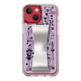 Slim Protection Case - STAND & RING RIBBON Silver［ Rune Naito - RUNE Girl Retro & Modern - Purple ］