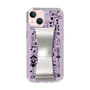 Slim Protection Case - STAND & RING RIBBON Silver［ Rune Naito - RUNE Girl Retro & Modern - Purple ］