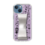 Slim Protection Case - STAND & RING RIBBON Silver［ Rune Naito - RUNE Girl Retro & Modern - Purple ］