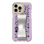 Slim Protection Case - STAND & RING RIBBON Silver［ Rune Naito - RUNE Girl Retro & Modern - Purple ］