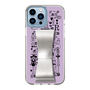 Slim Protection Case - STAND & RING RIBBON Silver［ Rune Naito - RUNE Girl Retro & Modern - Purple ］