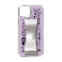 Slim Protection Case - STAND & RING RIBBON Silver［ Rune Naito - RUNE Girl Retro & Modern - Purple ］