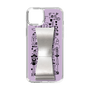 Slim Protection Case - STAND & RING RIBBON Silver［ Rune Naito - RUNE Girl Retro & Modern - Purple ］