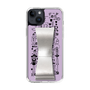 Slim Protection Case - STAND & RING RIBBON Silver［ Rune Naito - RUNE Girl Retro & Modern - Purple ］