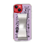 Slim Protection Case - STAND & RING RIBBON Silver［ Rune Naito - RUNE Girl Retro & Modern - Purple ］
