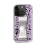 Slim Protection Case - STAND & RING RIBBON Silver［ Rune Naito - RUNE Girl Retro & Modern - Purple ］