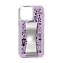 Slim Protection Case - STAND & RING RIBBON Silver［ Rune Naito - RUNE Girl Retro & Modern - Purple ］