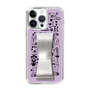 Slim Protection Case - STAND & RING RIBBON Silver［ Rune Naito - RUNE Girl Retro & Modern - Purple ］